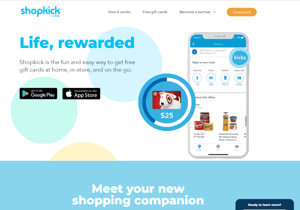 Earn Amazon gift cards with Shopkick